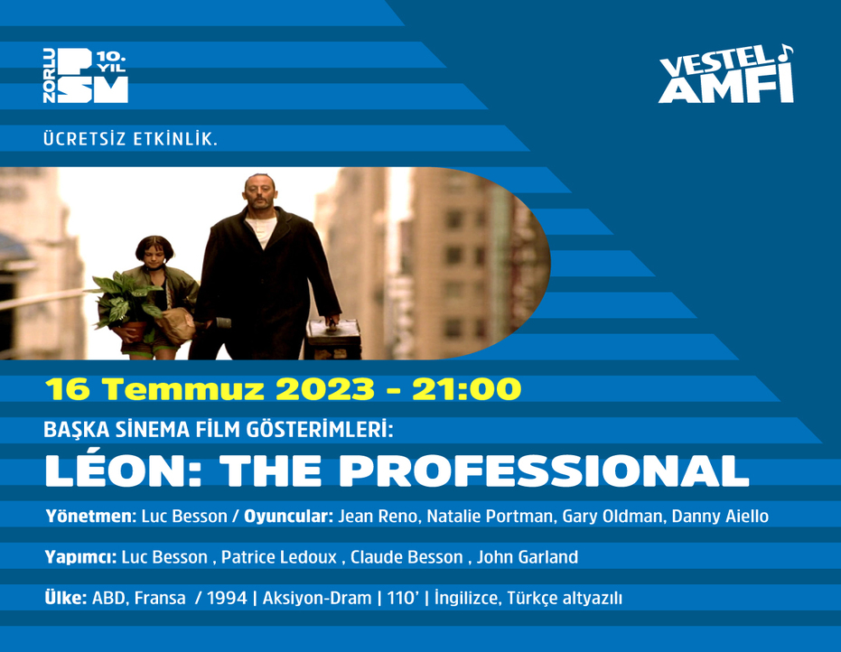 BAŞKA SİNEMA FİLM GÖSTERİMİ:  LÉON: THE PROFESSIONAL